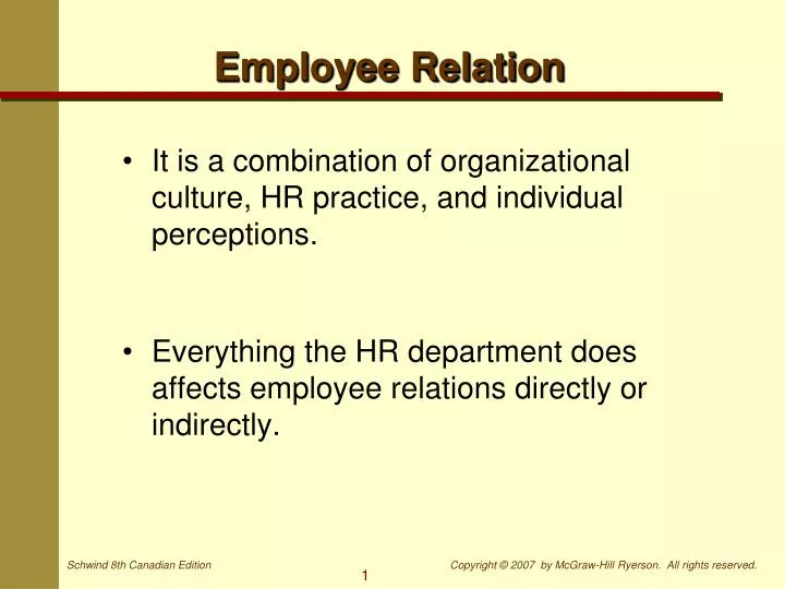 employee relation