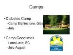 Camps - slide 1