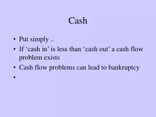 Cash