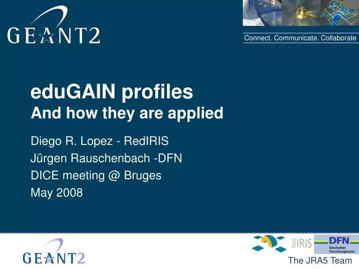 edugain profiles and how they are applied