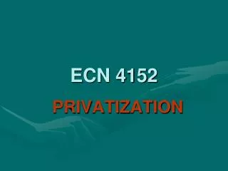 ECN 4152