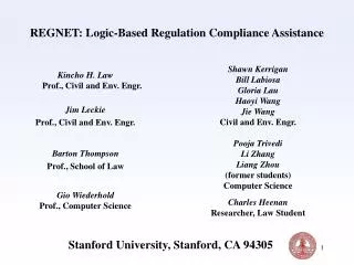 REGNET: Logic-Based Regulation Compliance Assistance