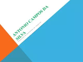 antonio campos da silva