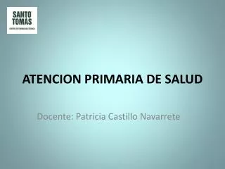 atencion primaria de salud