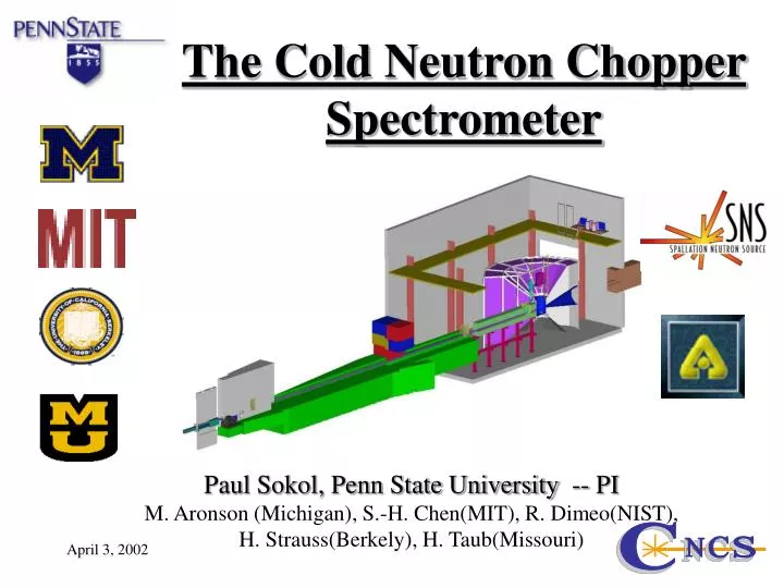 the cold neutron chopper spectrometer