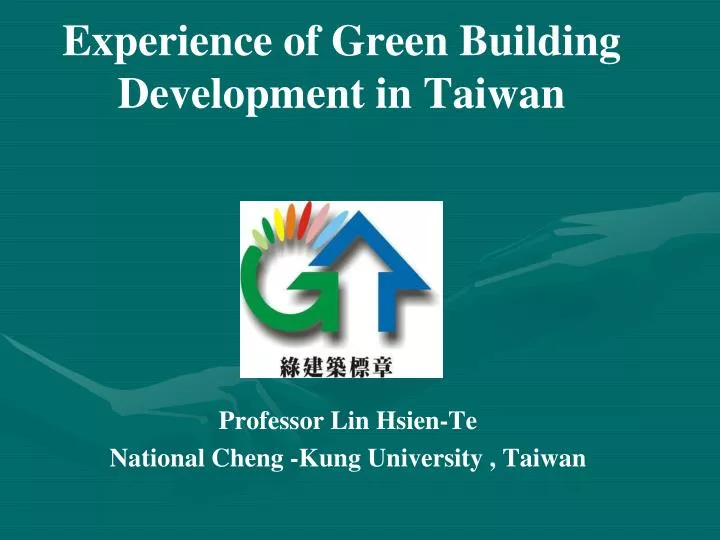 experience of green building development in taiwan