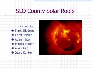 SLO County Solar Roofs