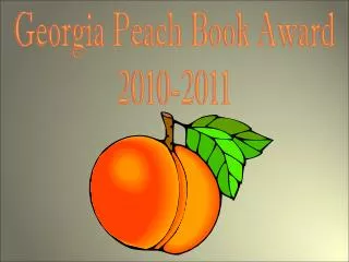 Georgia Peach Book Award 2010-2011