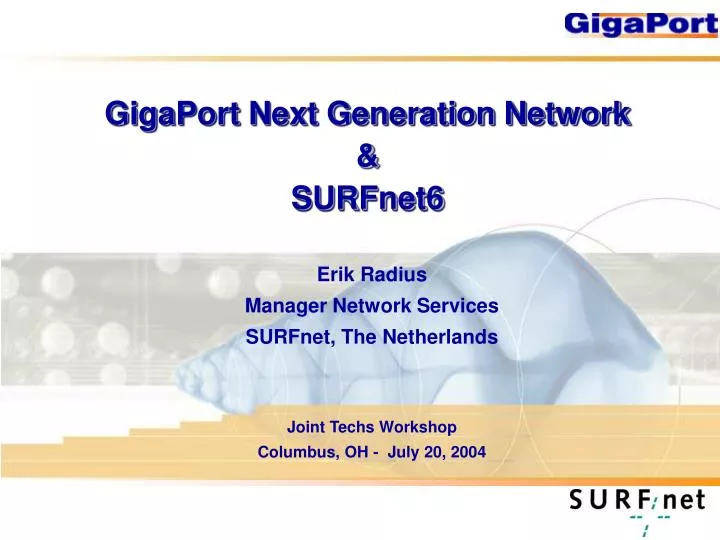 gigaport next generation network surfnet6