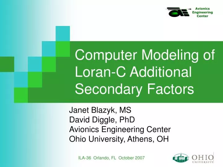 computer modeling of loran c additional secondary factors