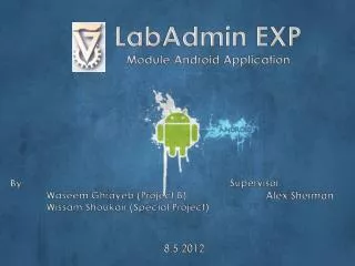 LabAdmin EXP Module Android Application