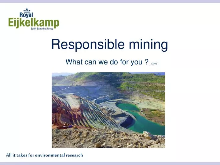 responsible mining