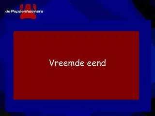 vreemde eend