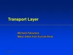 Transport Layer - slide 1