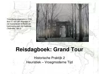 Reisdagboek: Grand Tour