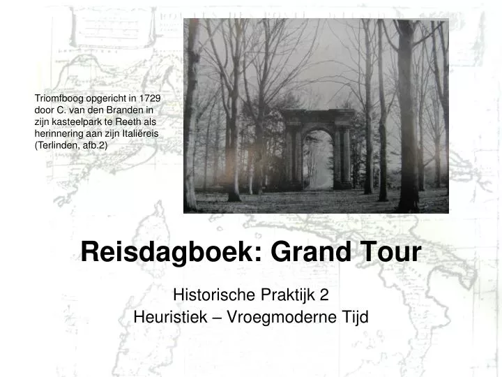 reisdagboek grand tour