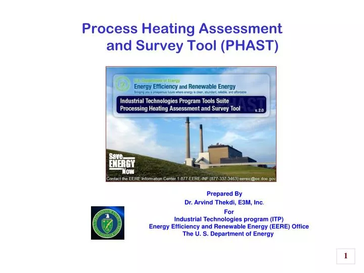 process heating assessment and survey tool phast