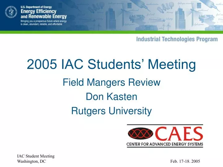 2005 iac students meeting