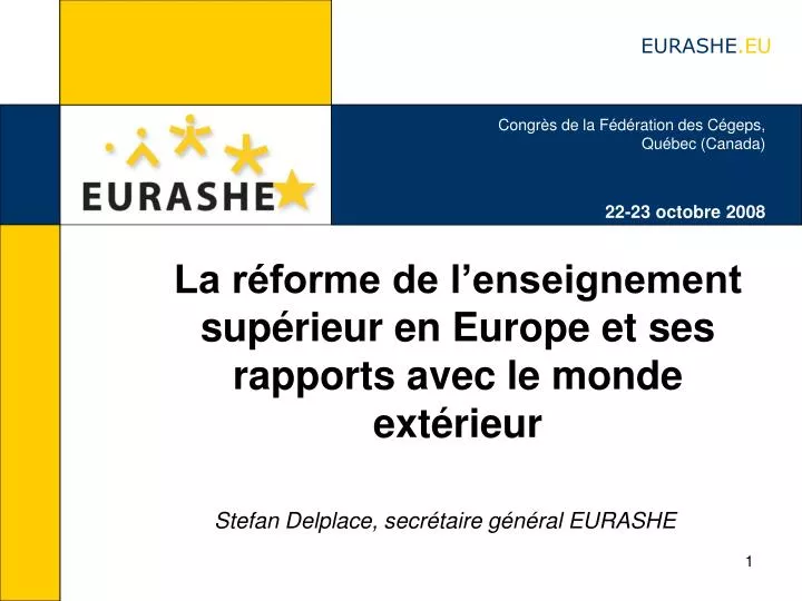 la r forme de l enseignement sup rieur en europe et ses rapports avec le monde ext rieur