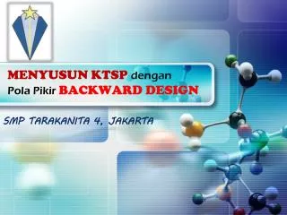 menyusun ktsp dengan pola pikir backward design