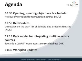 agenda