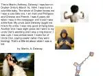 Memories of Childhood: Martin Delaney's Early Years in Dryden, Ontario - slide 1