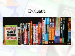 evaluatie