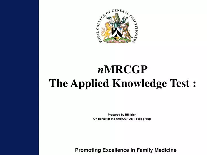 n mrcgp the applied knowledge test