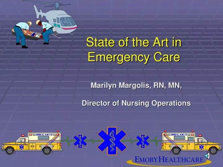 state of the art in emergency care