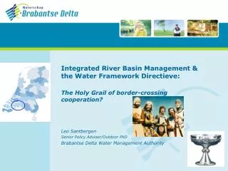 Integrated River Basin Management &amp; the Water Framework Directieve: