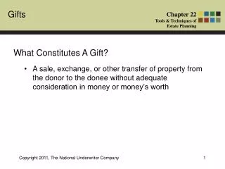 What Constitutes A Gift?