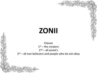 ZONII