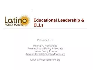 Educational Leadership &amp; ELLs