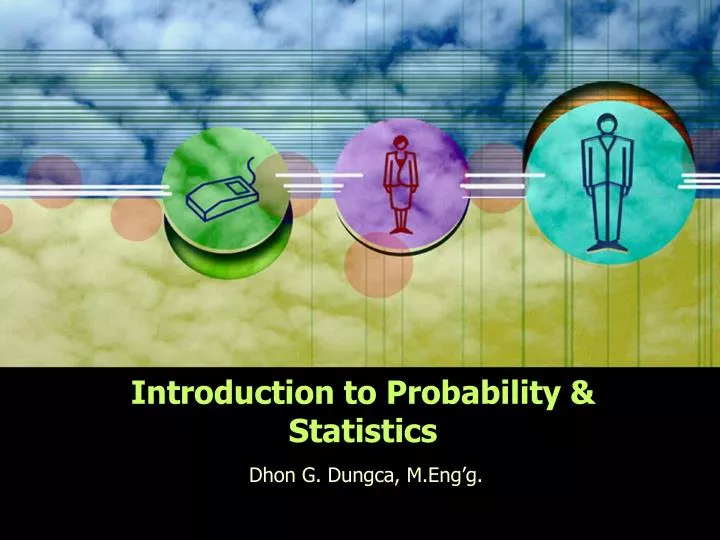 introduction to probability statistics