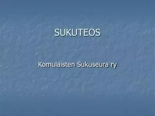 sukuteos