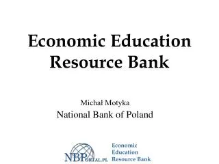 Economic Education Resource Bank