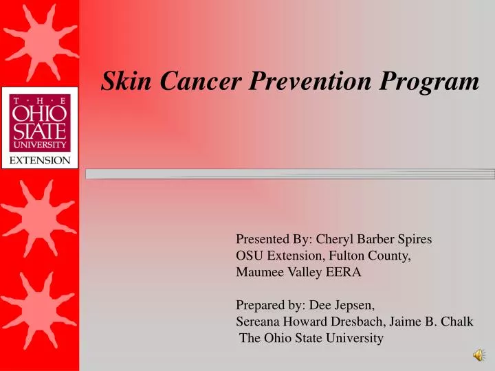 skin cancer prevention program