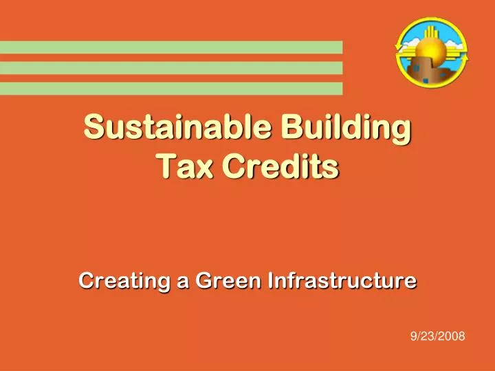 sustainable building tax credits