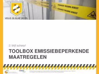 toolbox emissiebeperkende maatregelen