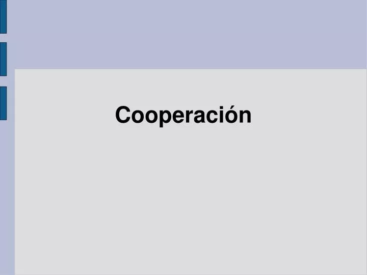 cooperaci n