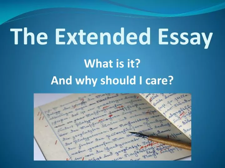 the extended essay
