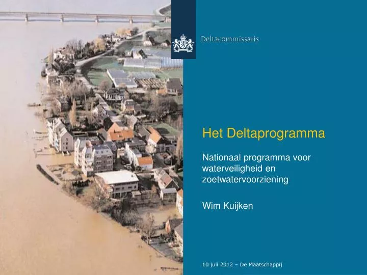 het deltaprogramma