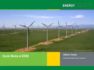 social media at eere