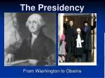 The Presidency - slide 1