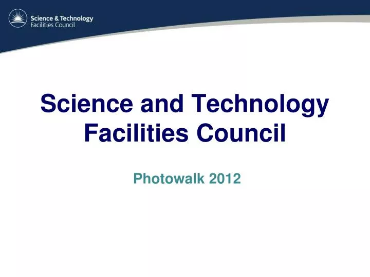 science and technology facilities council