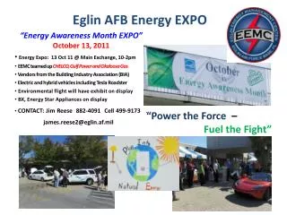 Eglin AFB Energy EXPO