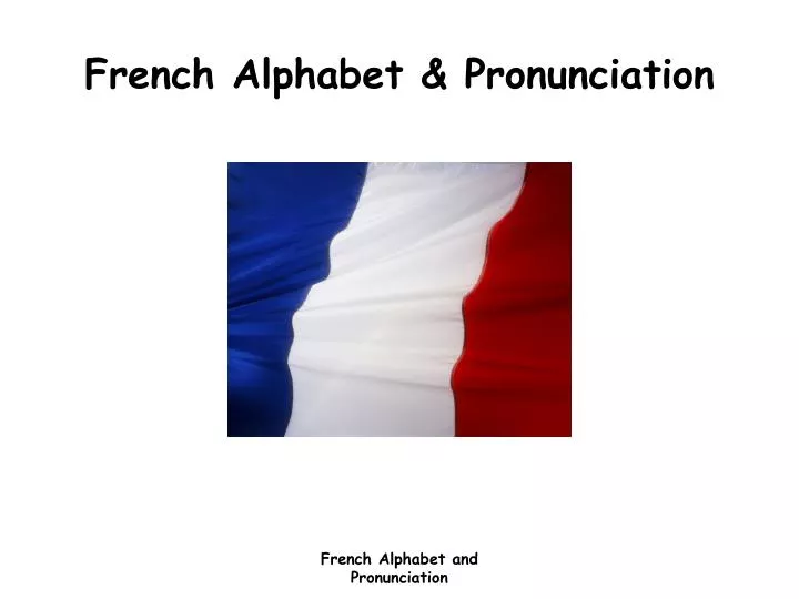 french alphabet pronunciation