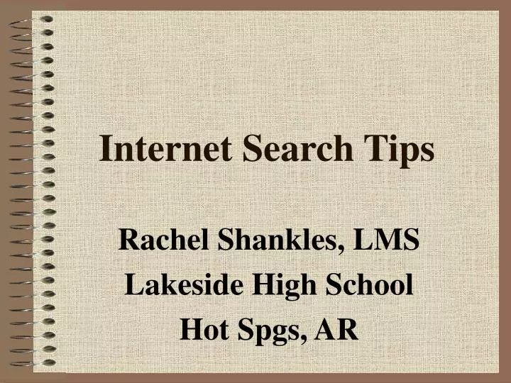 internet search tips