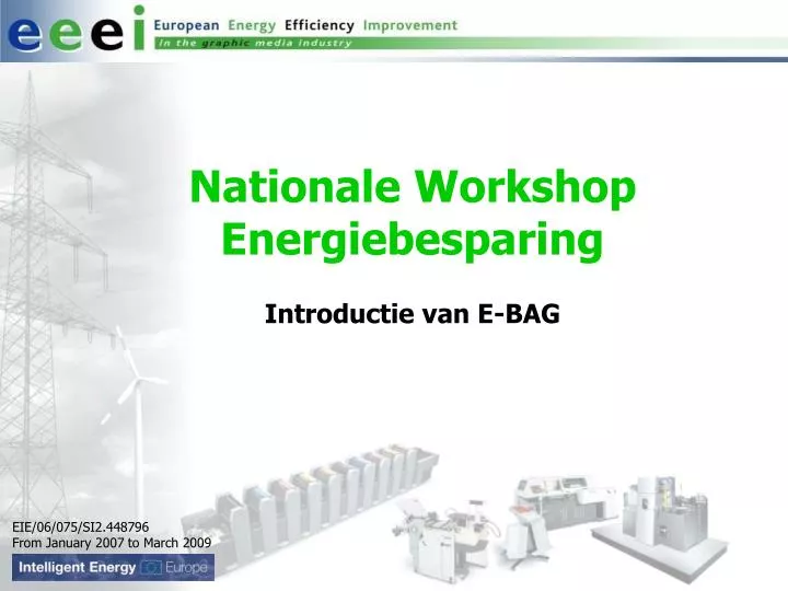 nationale workshop energiebesparing