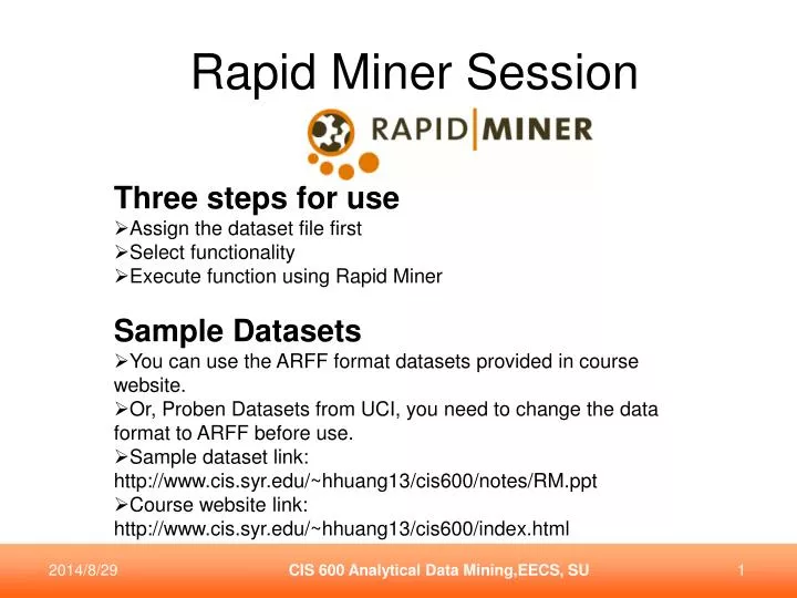 rapid miner session